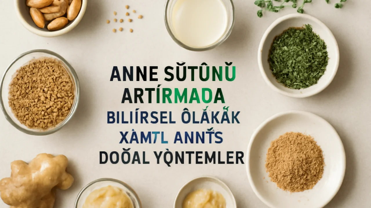 Anne Sütünü Artırmada Bilimsel Olarak Kanıtlanmış Doğal Yöntemler – illustrative image