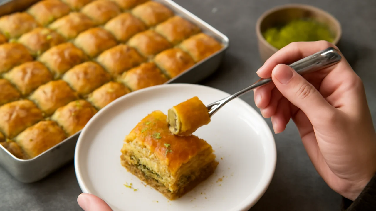 🥄 Antep Baklavası Nasıl Yenmeli? – illustrative image