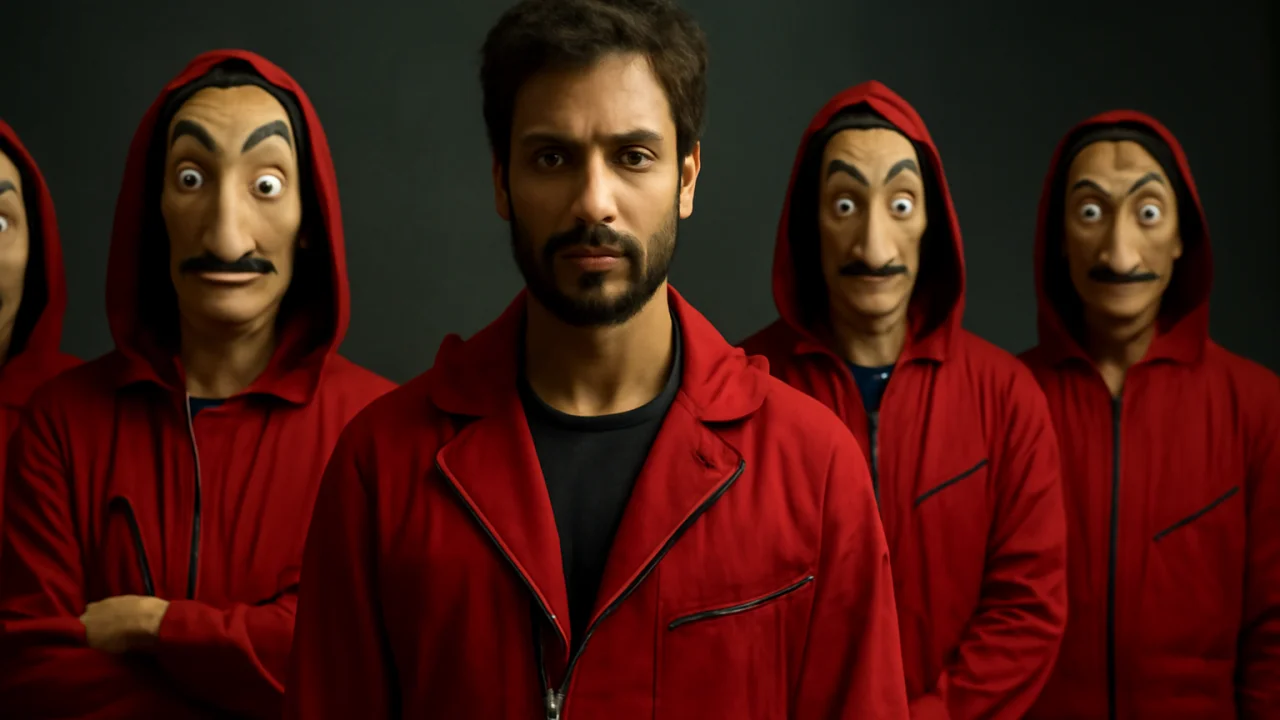 ? 1. Money Heist (La Casa de Papel) – illustrative image