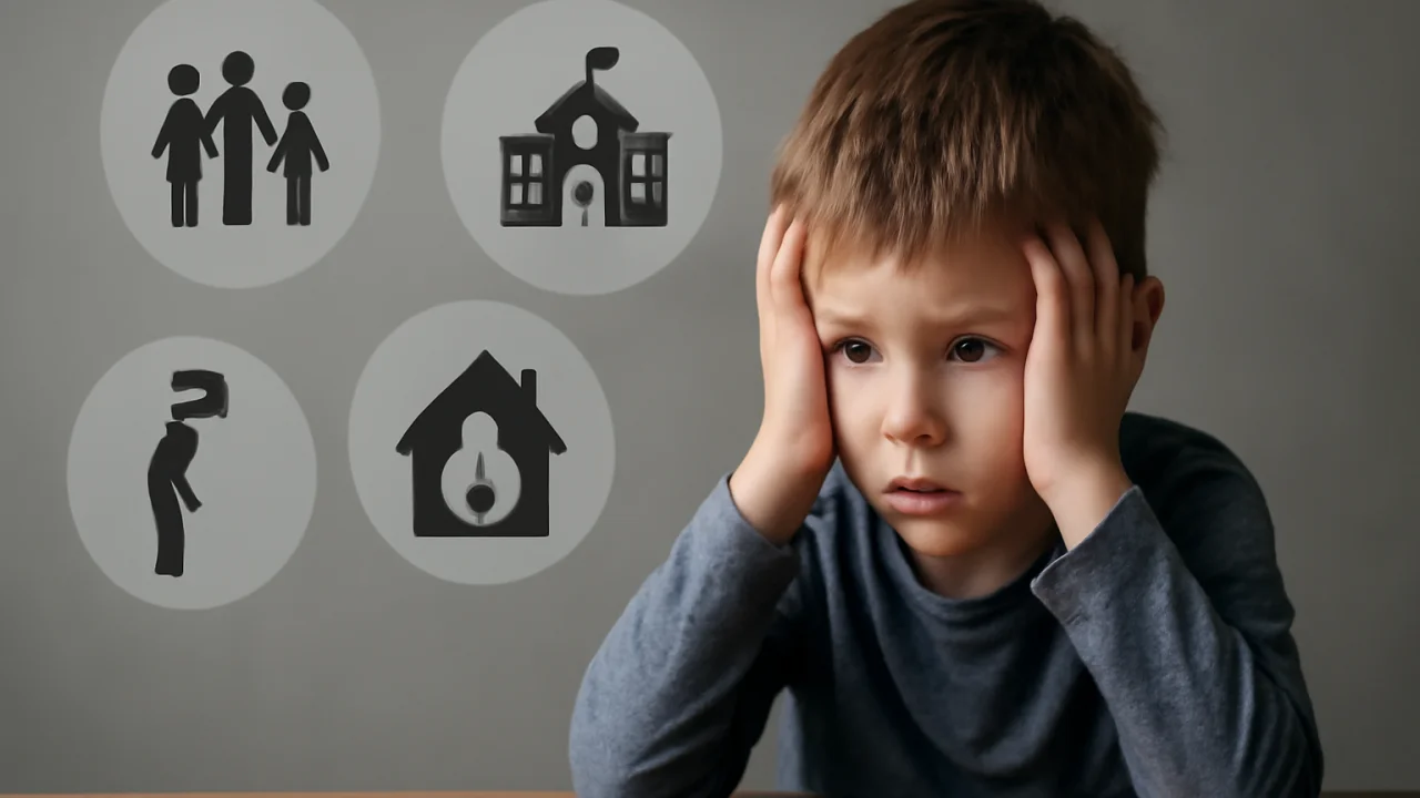 Çocuklarda Kaygı Bozukluğuna Neden Olan Faktörler – illustrative image