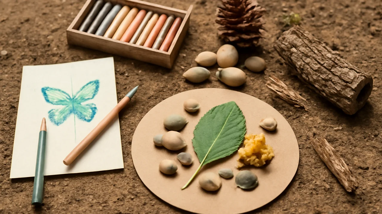 2. Doğada Sanat: Doğal Malzemelerle Yaratıcılık – illustrative image