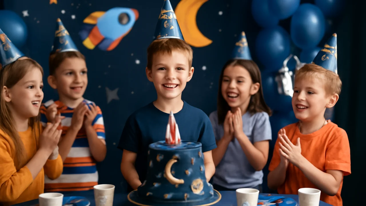 1. Uzay Temalı Doğum Günü Partisi – illustrative image