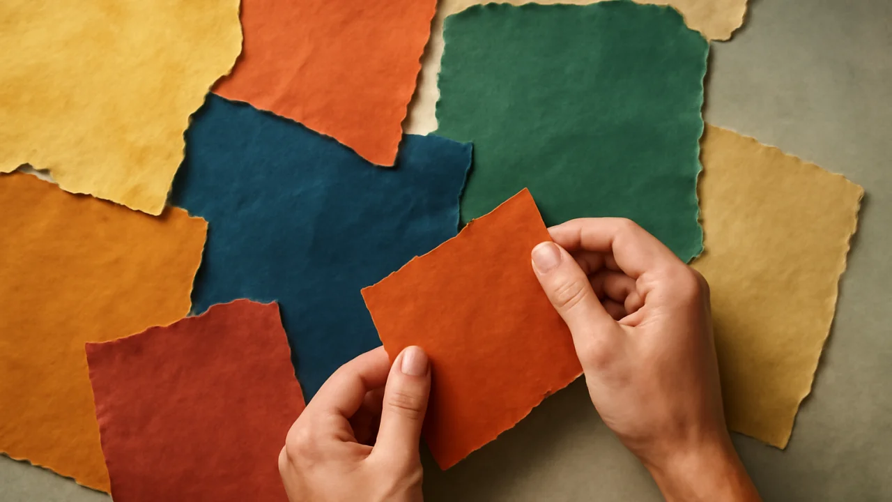 1. Renkli Parşömen Kağıtlarıyla Kolaj Yapma – illustrative image