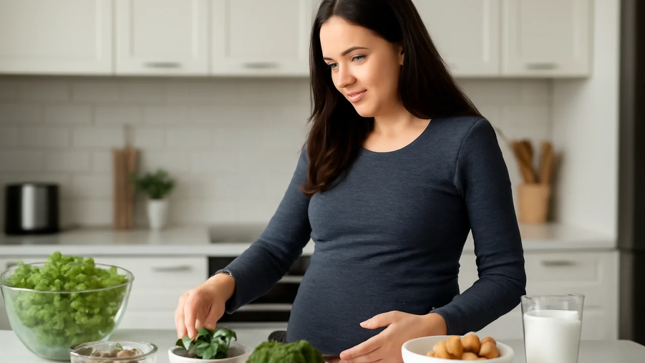 Hamilelikte Artan Besin İhtiyaçları – illustrative image