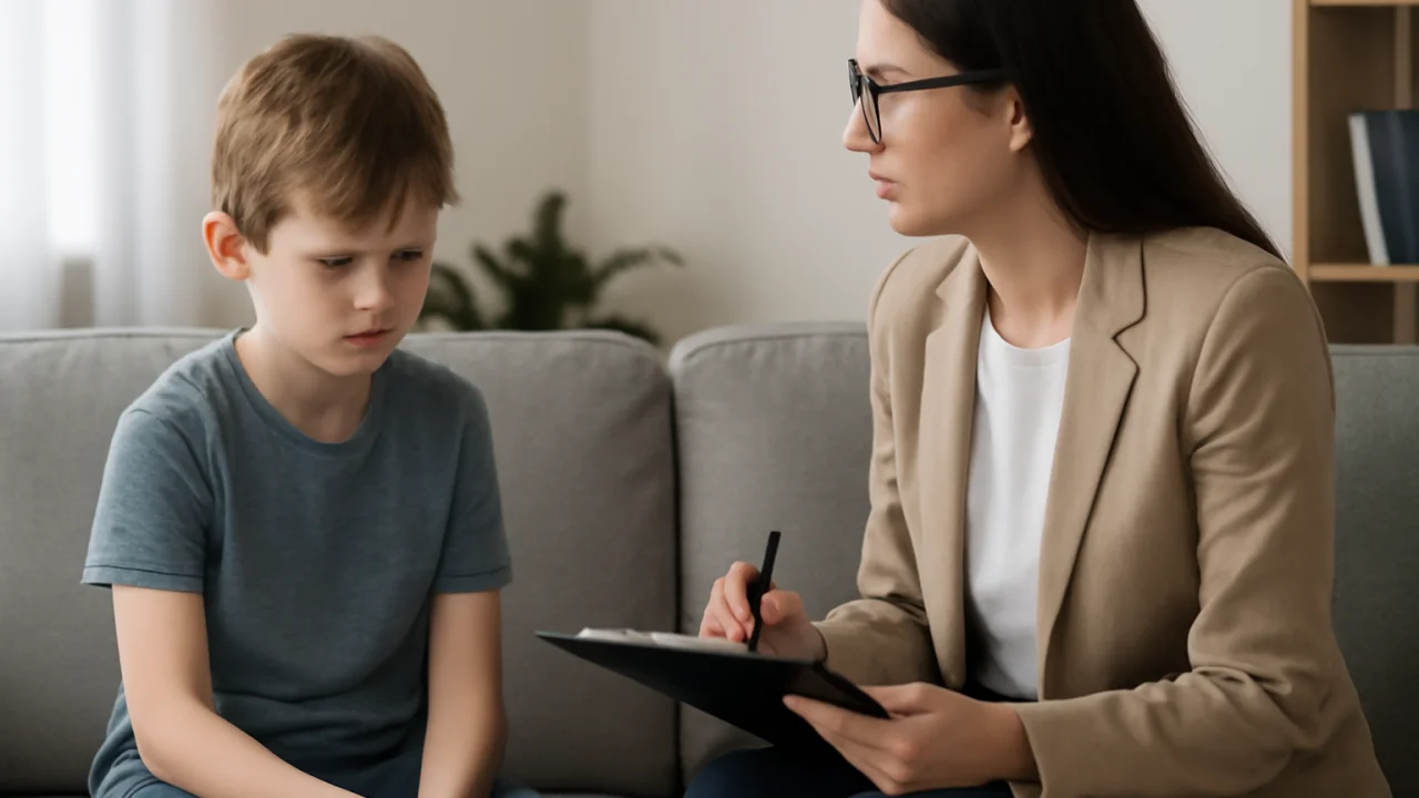 Çocuklarda Travma Sonrası Psikolojik Destek Yöntemleri – illustrative image