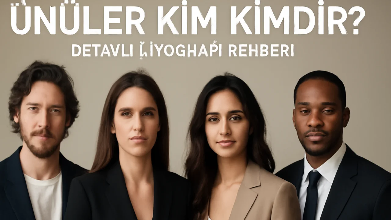 Ünlüler Kim Kimdir? Detaylı Biyografi Rehberi – illustrative image