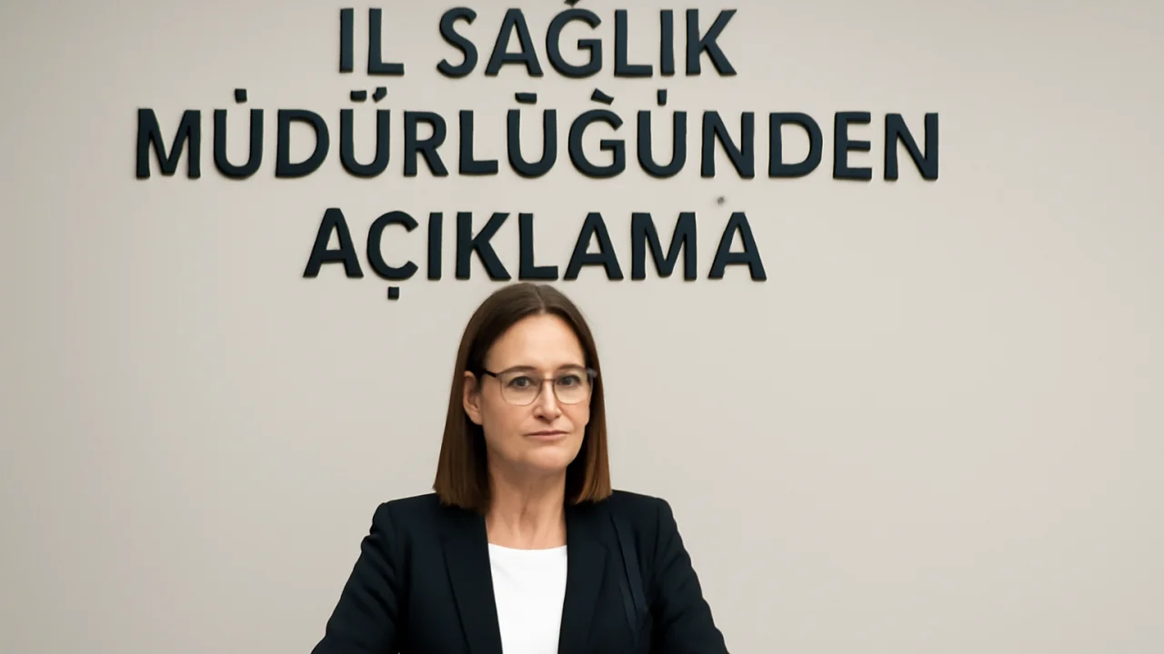 İL SAĞLIK MÜDÜRLÜĞÜNDEN AÇIKLAMA – illustrative image